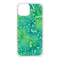 Retro Flower Pattern Design Batik Iphone 14 Tpu Uv Print Case by Posterlux