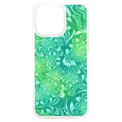 Retro Flower Pattern Design Batik Iphone 15 Plus Tpu Uv Print Case by Posterlux