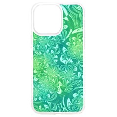 Retro Flower Pattern Design Batik Iphone 15 Pro Max Tpu Uv Print Case by Posterlux