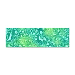 Retro Flower Pattern Design Batik Sticker (bumper)