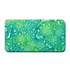 Retro Flower Pattern Design Batik Medium Bar Mat