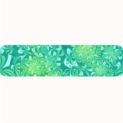 Retro Flower Pattern Design Batik Large Bar Mat