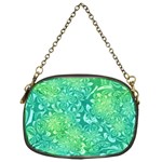 Retro Flower Pattern Design Batik Chain Purse (One Side) Front