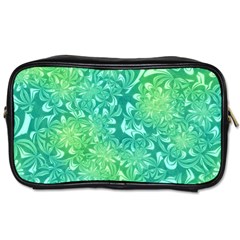 Retro Flower Pattern Design Batik Toiletries Bag (two Sides)