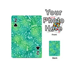 Retro Flower Pattern Design Batik Playing Cards 54 Designs (mini)