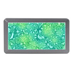 Retro Flower Pattern Design Batik Memory Card Reader (mini)