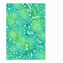 Retro Flower Pattern Design Batik Small Garden Flag (two Sides) by Posterlux