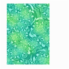 Retro Flower Pattern Design Batik Large Garden Flag (two Sides)