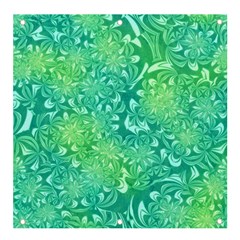 Retro Flower Pattern Design Batik Banner And Sign 4  X 4 