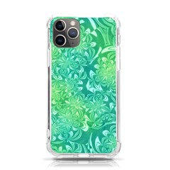 Retro Flower Pattern Design Batik Iphone 11 Pro 5 8 Inch Tpu Uv Print Case by Posterlux