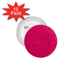 Pink Abstract Crimson Triangle 1 75  Buttons (10 Pack)