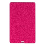 Pink Abstract Crimson Triangle Name Card Style USB Flash Drive Front