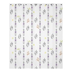 Dreidel Candles Spinning Top Shower Curtain 60  X 72  (medium)  by Posterlux