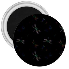 Background Pattern Dragonfly 3  Magnets by Posterlux