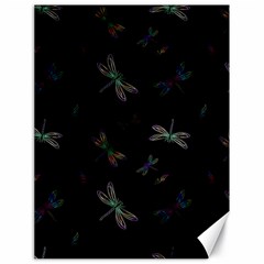 Background Pattern Dragonfly Canvas 18  X 24 