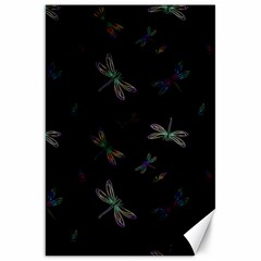 Background Pattern Dragonfly Canvas 20  X 30 