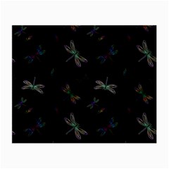 Background Pattern Dragonfly Small Glasses Cloth (2 Sides)