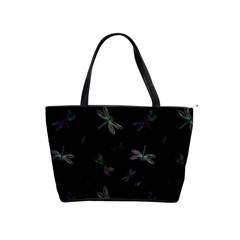 Background Pattern Dragonfly Classic Shoulder Handbag by Posterlux