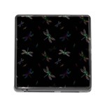 Background Pattern Dragonfly Memory Card Reader (Square 5 Slot) Front