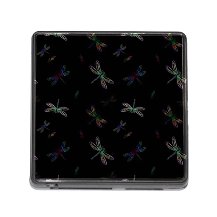 Background Pattern Dragonfly Memory Card Reader (Square 5 Slot)