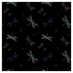 Background Pattern Dragonfly Lightweight Scarf 