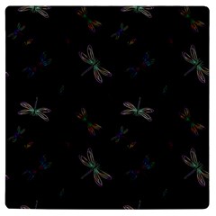 Background Pattern Dragonfly Uv Print Square Tile Coaster 