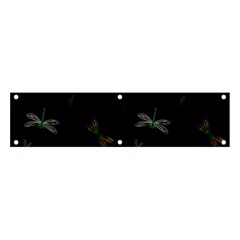 Background Pattern Dragonfly Banner And Sign 4  X 1  by Posterlux