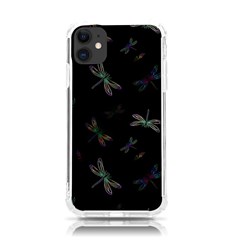 Background Pattern Dragonfly Iphone 11 Tpu Uv Print Case