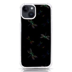 Background Pattern Dragonfly Iphone 14 Tpu Uv Print Case by Posterlux