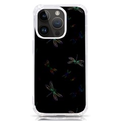 Background Pattern Dragonfly Iphone 14 Pro Tpu Uv Print Case by Posterlux