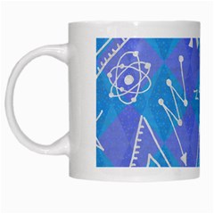 Background Abstract Texture Pattern White Mug by Posterlux