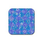 Background Abstract Texture Pattern Rubber Coaster (Square) Front