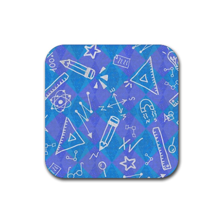 Background Abstract Texture Pattern Rubber Coaster (Square)