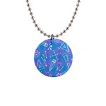 Background Abstract Texture Pattern 1  Button Necklace Front