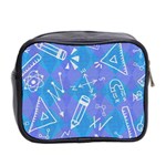 Background Abstract Texture Pattern Mini Toiletries Bag (Two Sides) Back