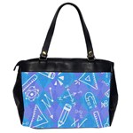 Background Abstract Texture Pattern Oversize Office Handbag (2 Sides) Back