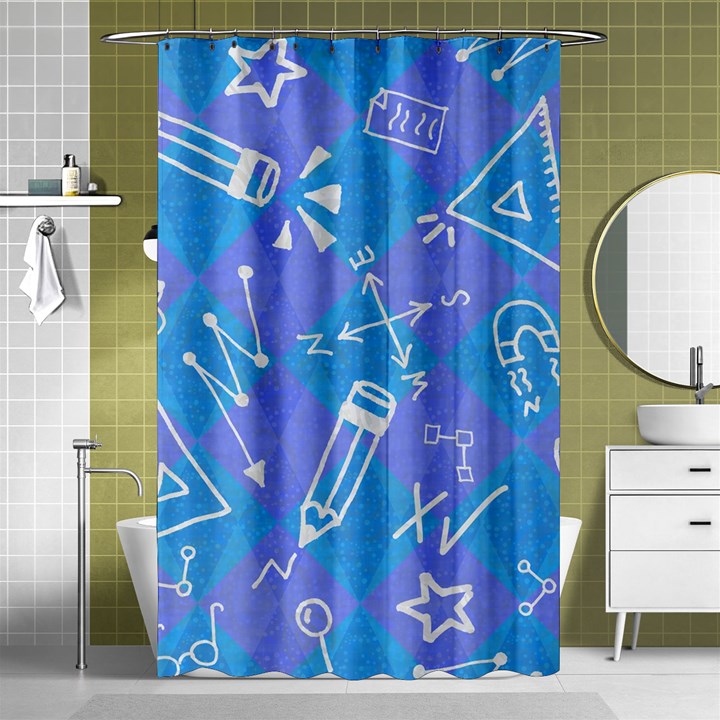 Background Abstract Texture Pattern Shower Curtain 48  x 72  (Small) 