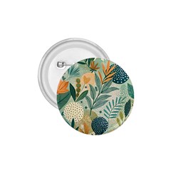 Leaves Pattern Flora Nature 1 75  Buttons