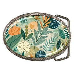 Leaves Pattern Flora Nature Belt Buckles