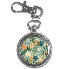 Leaves Pattern Flora Nature Key Chain Watches by Posterlux