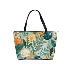 Leaves Pattern Flora Nature Classic Shoulder Handbag