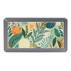 Leaves Pattern Flora Nature Memory Card Reader (mini) by Posterlux