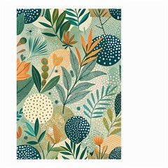 Leaves Pattern Flora Nature Small Garden Flag (two Sides) by Posterlux