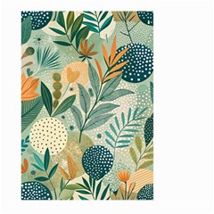 Leaves Pattern Flora Nature Large Garden Flag (two Sides) by Posterlux