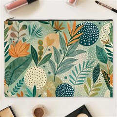 Leaves Pattern Flora Nature Cosmetic Bag (xxxl)