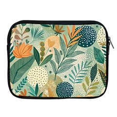 Leaves Pattern Flora Nature Apple Ipad 2/3/4 Zipper Cases