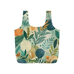 Leaves Pattern Flora Nature Full Print Recycle Bag (s)