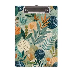 Leaves Pattern Flora Nature A5 Acrylic Clipboard