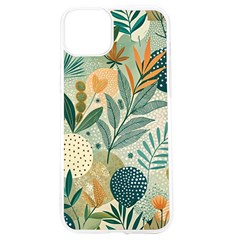 Leaves Pattern Flora Nature Iphone 15 Tpu Uv Print Case by Posterlux