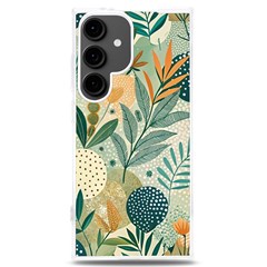 Leaves Pattern Flora Nature Samsung Galaxy S24 Plus 6 7 Inch Tpu Uv Case by Posterlux